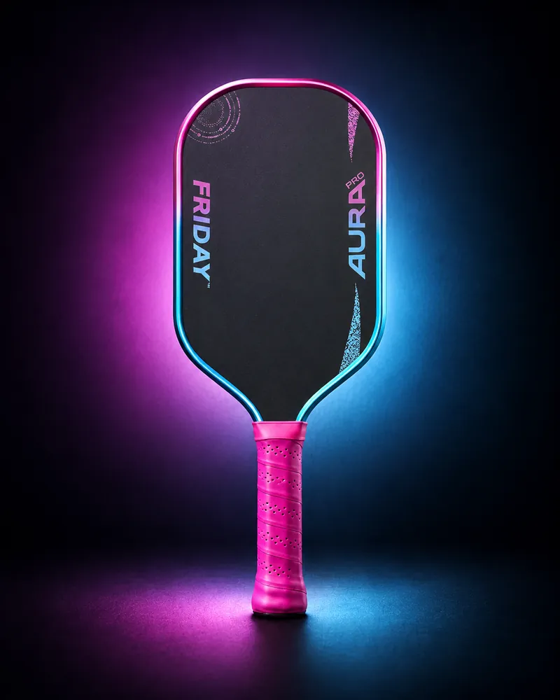 Friday Aura Pro paddle, Metallic Vice finish